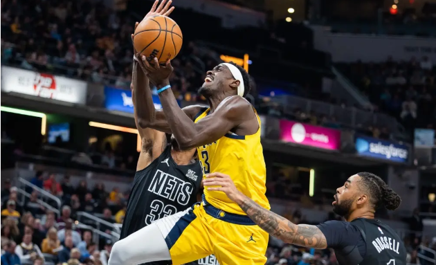 效率太低！篮网99-105步行者，拉塞尔空砍22+1+6